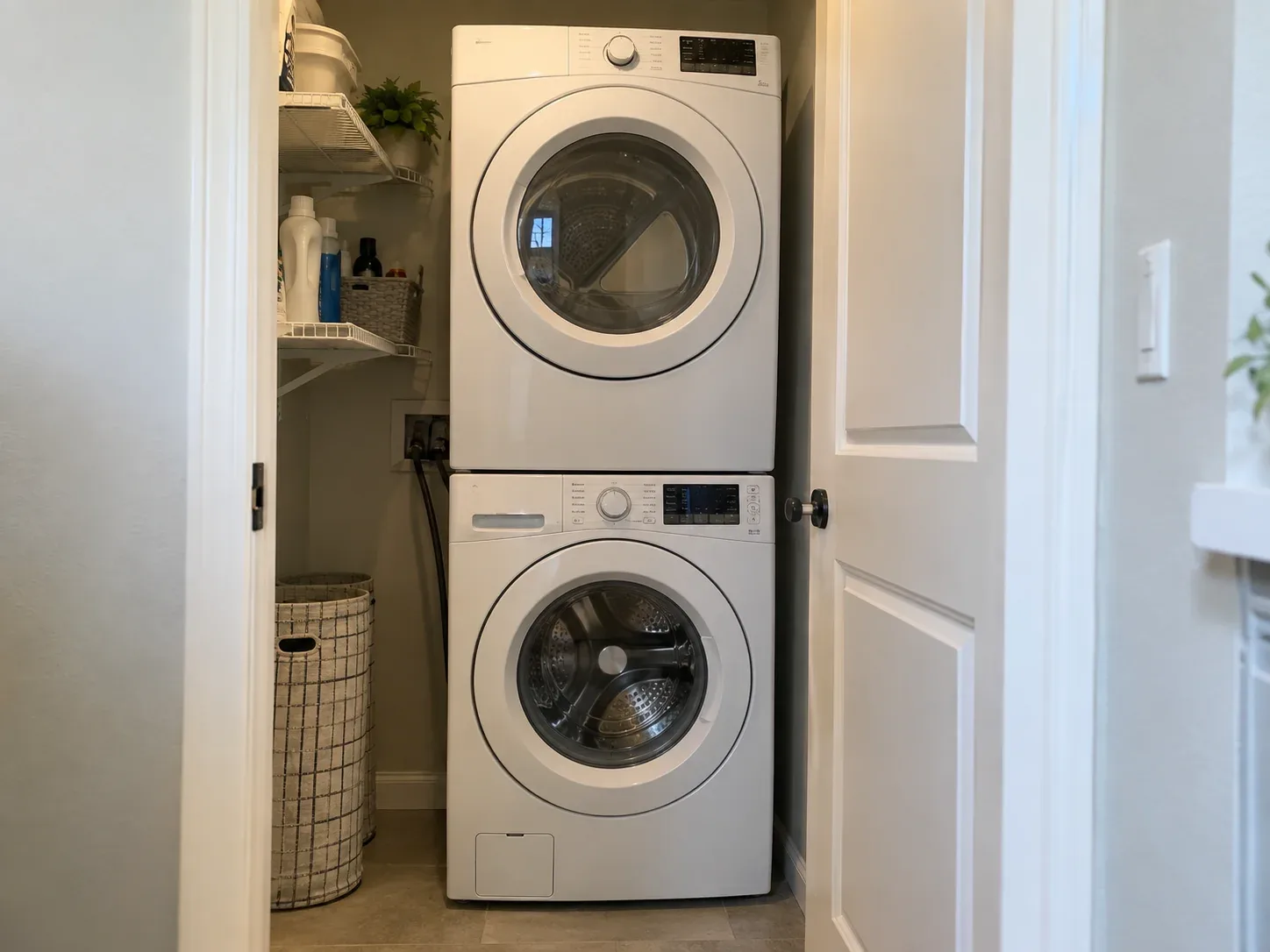 Stacked dryer