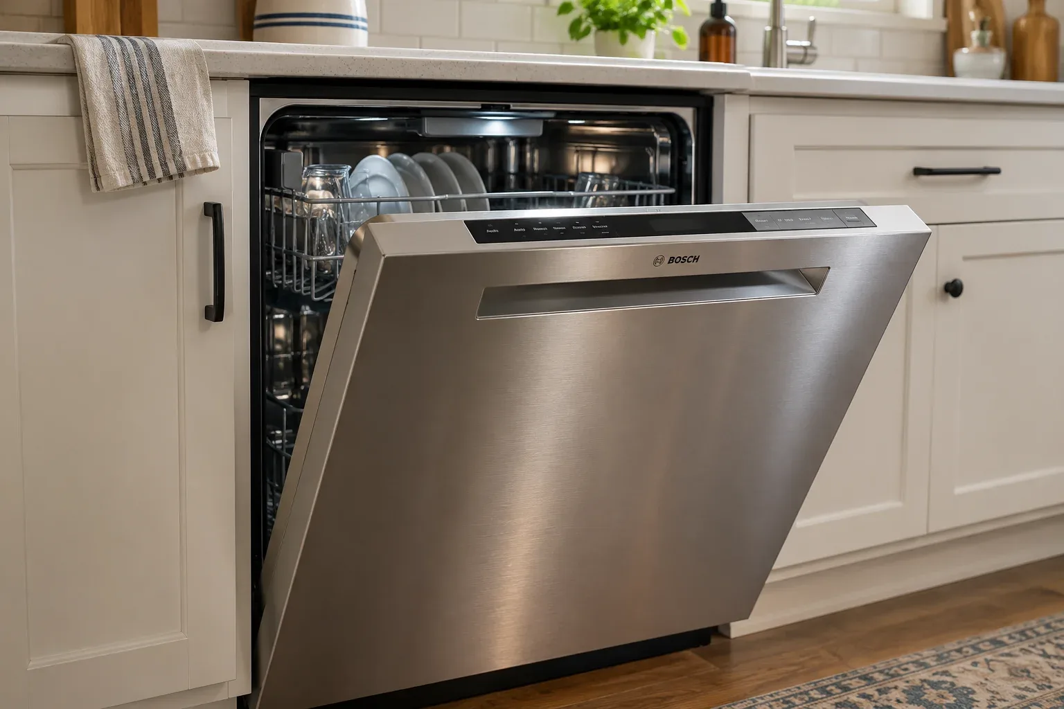 Built in dishwasher